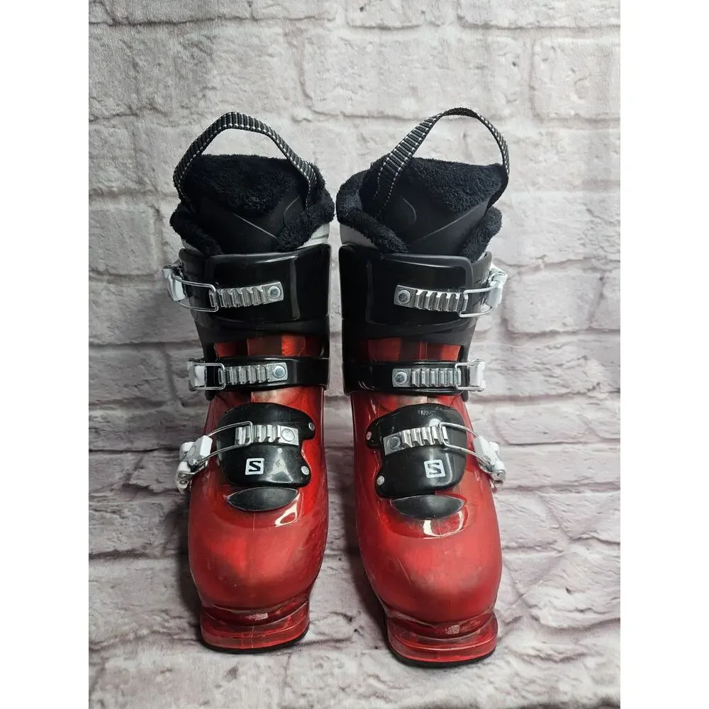 Salomon T3 Alpine Ski Boots Red/Black 25.5 296mm